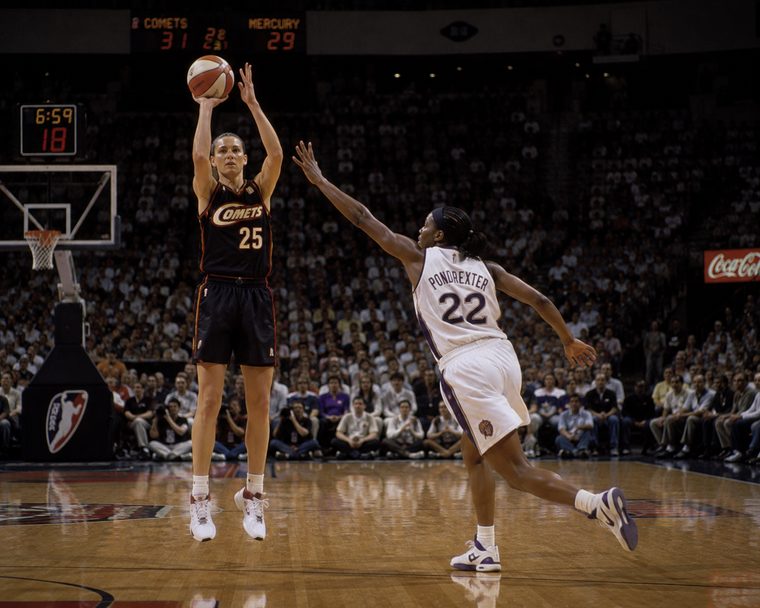 Houston Comets &mdash; Cynthia Cooper, four-time Finals MVP