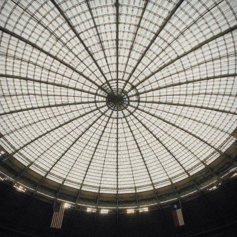 Houston Oilers &mdash; The Astrodome, blue pompoms
